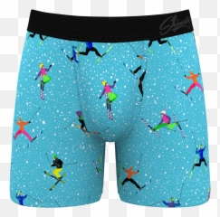 Ski Print Ball Hammock Pouch Underwear - Gym Shorts Emoji,Panties Emoji