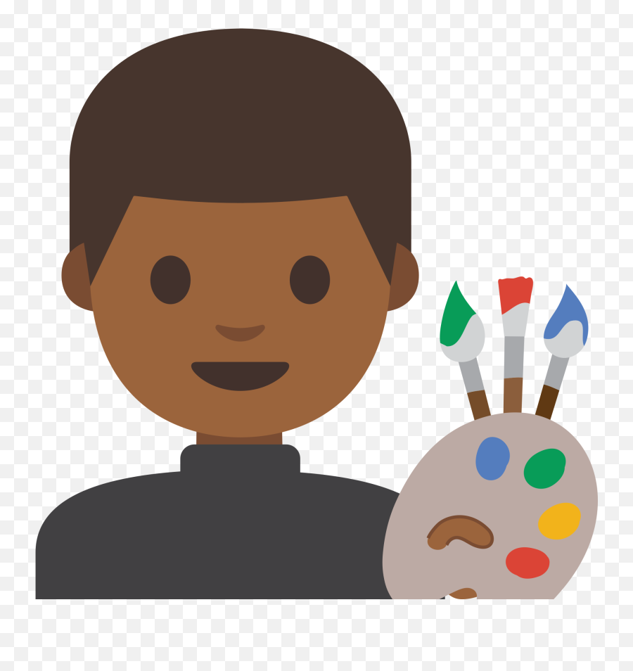 Fileemoji U1f468 1f3fe 200d 1f3a8svg - Wikimedia Commons,Drawing With Emojis