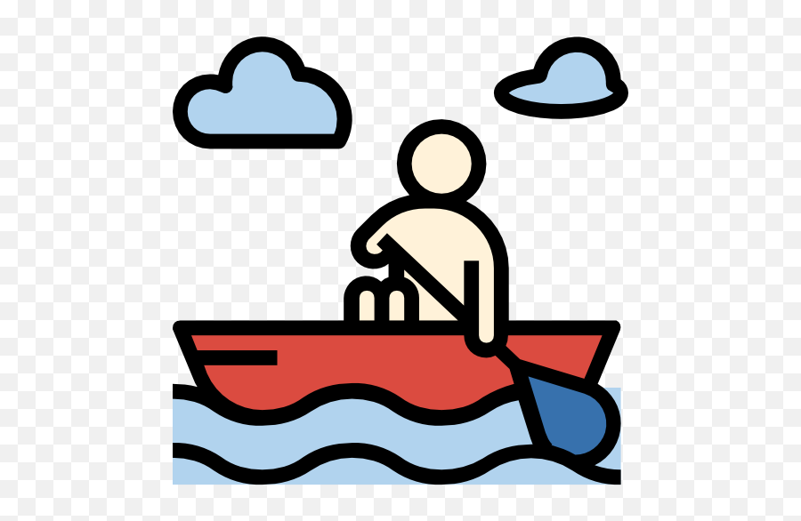 Canoe - Free People Icons Emoji,Rowboat Emoji