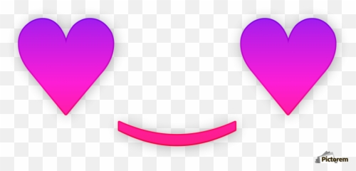 Smiley Face Clip Art Heart Smiley Face Clip Art Heart - Girly Emoji,Heart Shaped Eyes Emoji