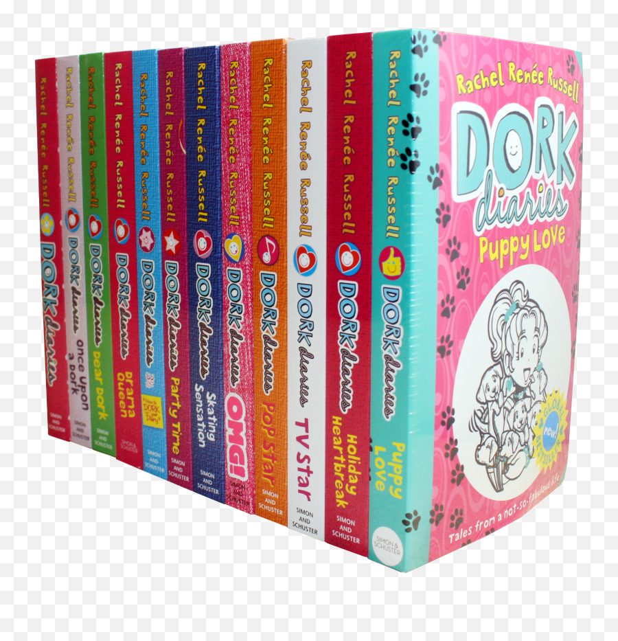 Download Hd Details About Dork Diaries 12 Books Collection - Dork Diaries Png Emoji,Heartbreak Emoji Transparent