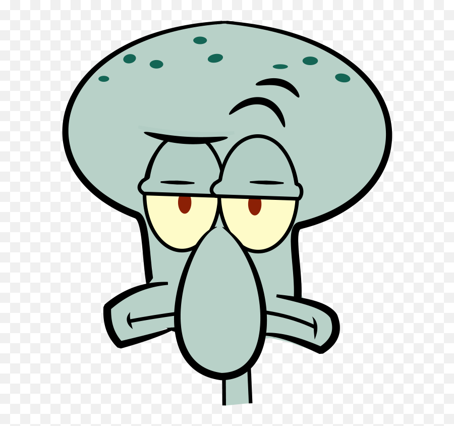 Squidward Tentacles Celebrity - Patricks Png Download 657 Squidward Png Emoji,Headscratch Emoji