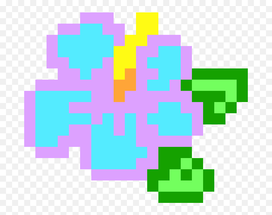 Flower Pixel Art Grid Clipart Png Download - Turnip Boy Vertical Emoji,Sleepy Flower Girl Emoji