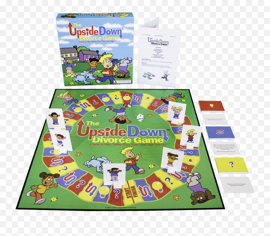 The Upside Down Divorce Board Game - Upside Down Divorce Board Game Emoji,After Divorce Emotions