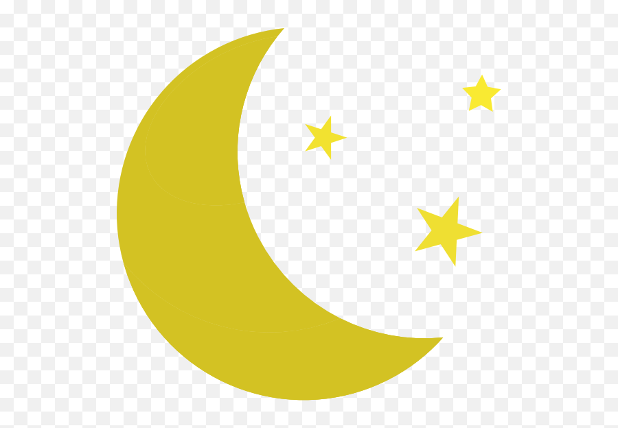 Clipart Moon Yellow Clipart Moon Yellow Transparent Free - Moon And Stars Clipart Png Emoji,Half Star Emoji