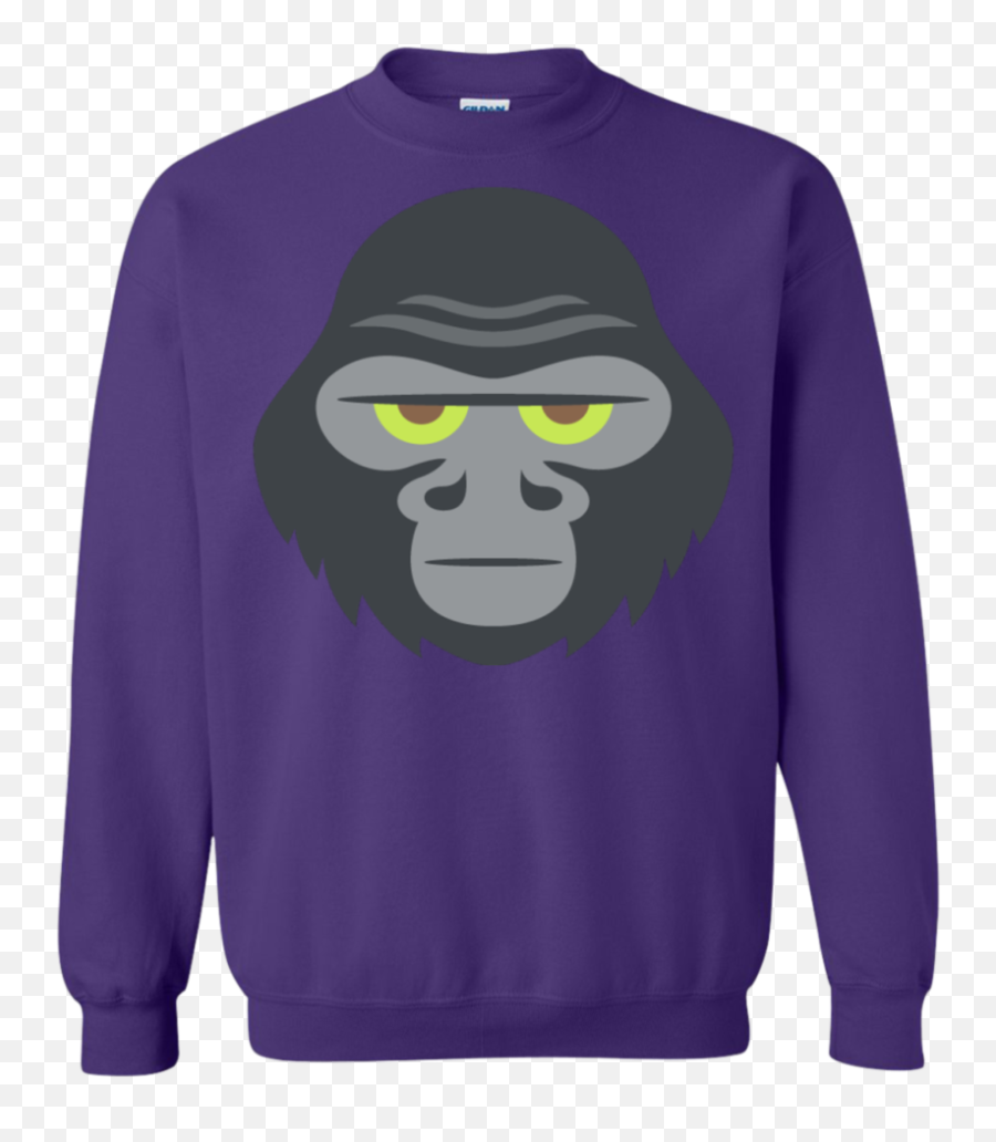 Gorilla Face Emoji Sweatshirt,Gorilla Emoji