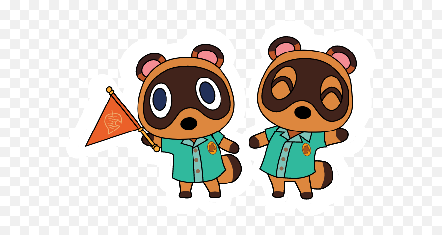 Animal Crossing Timmy And Tommy Sticker Animal Crossing - Animal Crossing Stickers Timmy And Tommy Emoji,Lotus Notes Emoticon Palette Zip