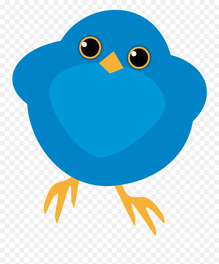 Cartoon Blue Bird Clipart - Cartoon Blue Transparent Bird Emoji,Bird 1 4 0 Emoji