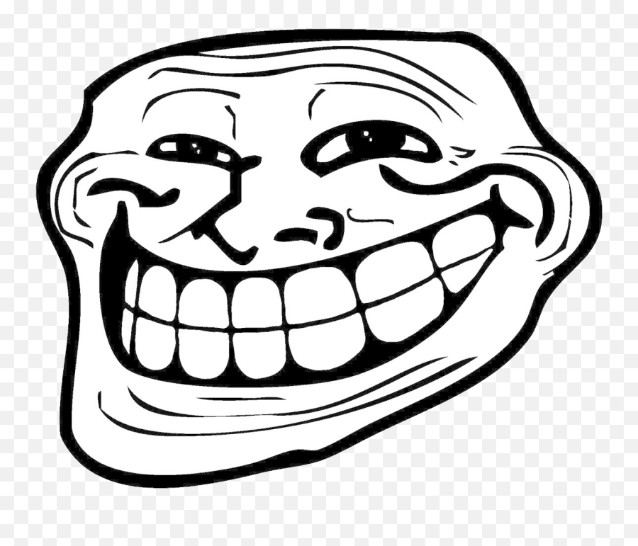 Get Troll Face Photo - Troll Face Meme Transparent Emoji,Troll Face Emoji
