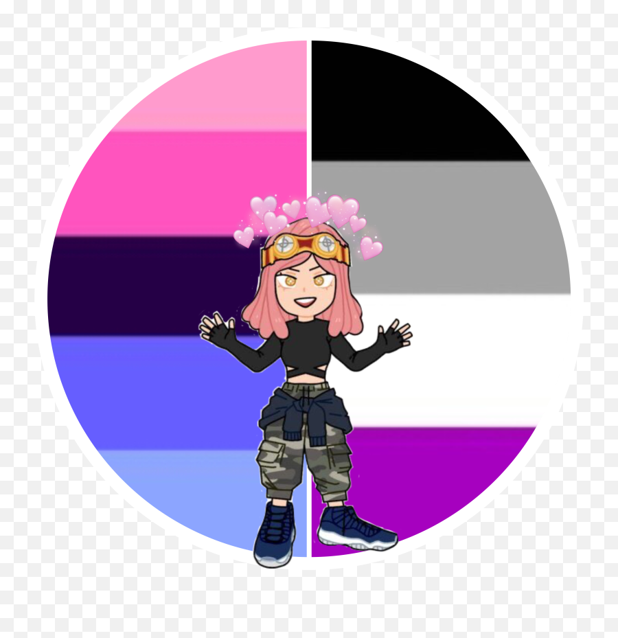 Discover Trending Omnisexual Stickers Picsart - Girly Emoji,How To Make Omnisexual Flag With Emojis
