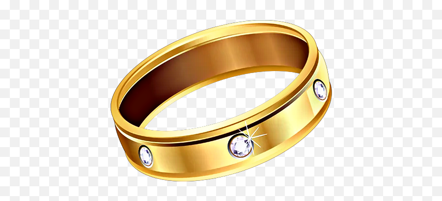 Gold Ring Diamond Gem Sticker - Haram Things In Islam Emoji,Emoji Jeweled Ring