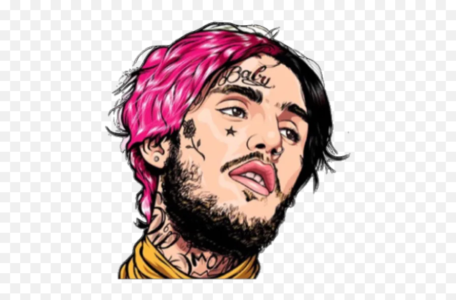 Lil Peep Stickers For Whatsapp - Hair Design Emoji,Peep Emoji