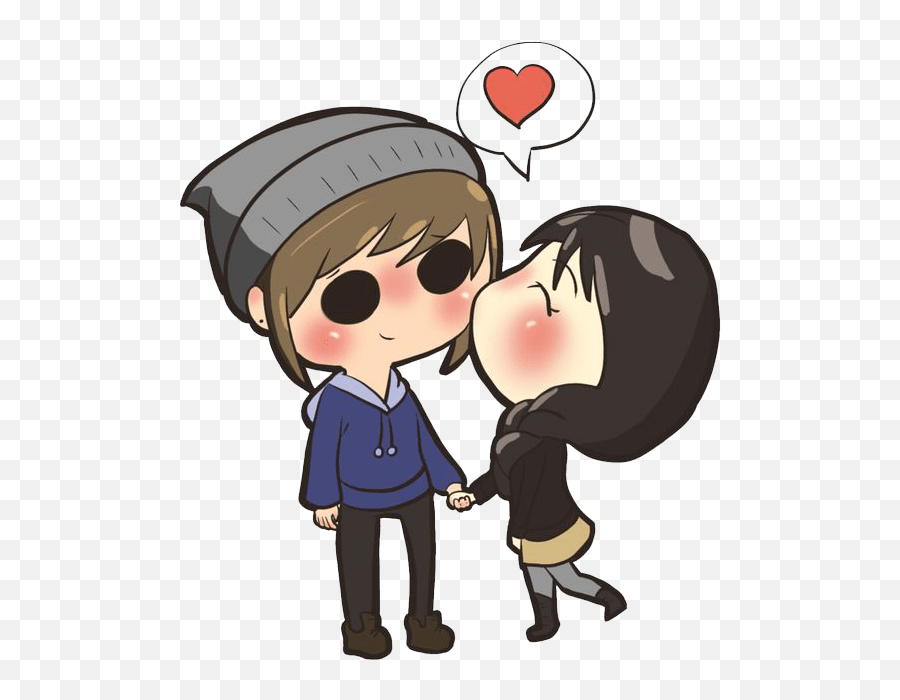 Amor Enamoradas Dibujos Kawaii De Personas - Novocomtop Chibi Love Emoji,Dibujos Kawaii Emojis