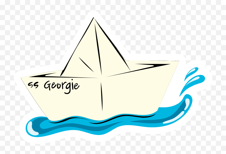 Pennywise Emoji - Shefalitayal Pennywise Paper Boat Cartoon,Cockaroch Emoji