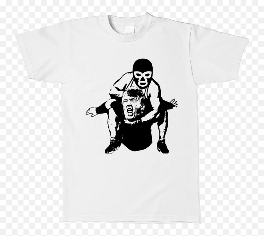 Donald Trump Vs Mexican Luchador T Shirt U2013 Today Shirts - Fictional Character Emoji,Trump Piece Of S*** Emoticon