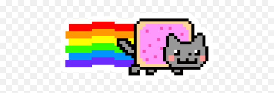 Nyan Cat - Sticker Mania Nyan Cat Emoji,Side Eyeing Chloe Emoticon