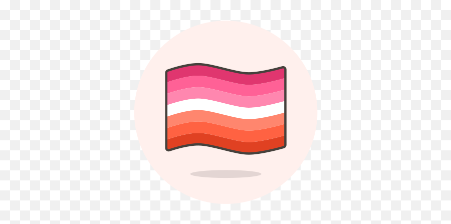 Flag Lesbian Wave Free Icon Of Lgbt Illustrations Horizontal Emojilgbt Flag Emojis Free 2558