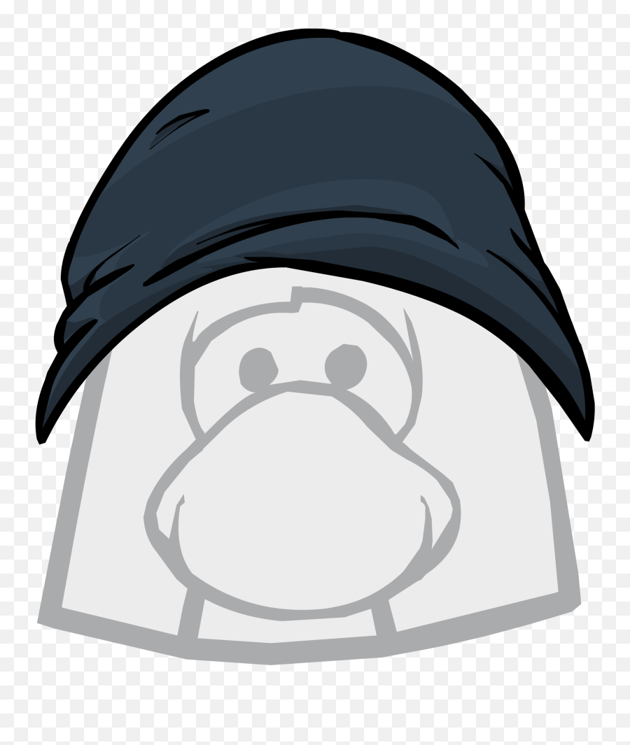 Dark Blue Beanie Club Penguin Wiki Fandom - Princess Leia Buns Clipart Emoji,Oasis Emojis Cpps