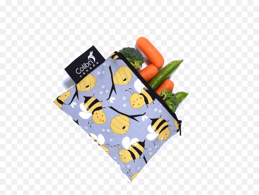 Colibri - Snack Bag Small Sac Collation Réutilisable Emoji,Pineapple Emoji Tinder