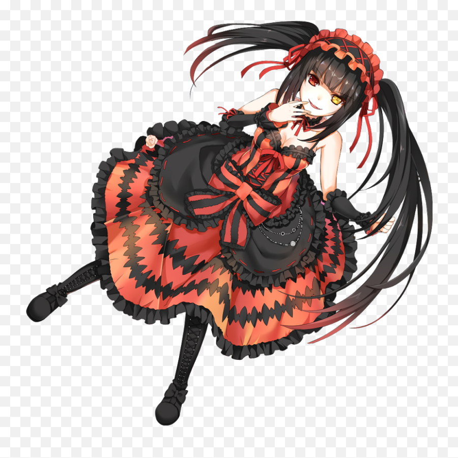 Kurumitokisaki Datealive Sticker - Date A Live Kurumi Png Emoji,Yandere Emoji