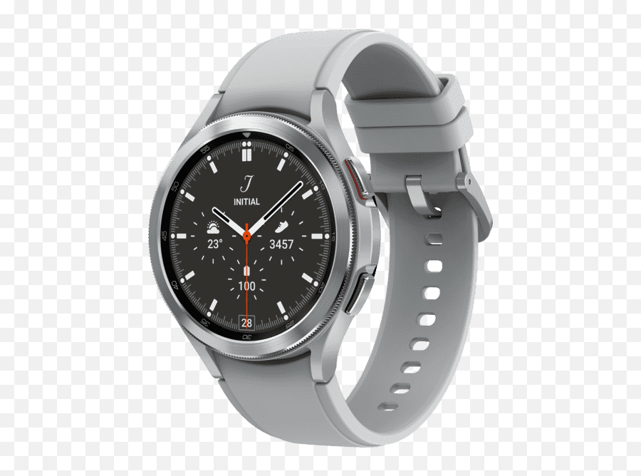 Samsung Galaxy Watch4 Classic 46mm - Versione Lte Smartwatch Larghezza 22 Mm Argento Emoji,Ciao Scooter Emoticon