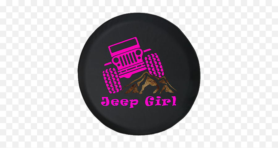 Spare Tire Cover Girl Pink Offroad Mountain Rocks Camperfor Suv Or Rv Ebay - Jeep Emoji,Monster Truck Emoji