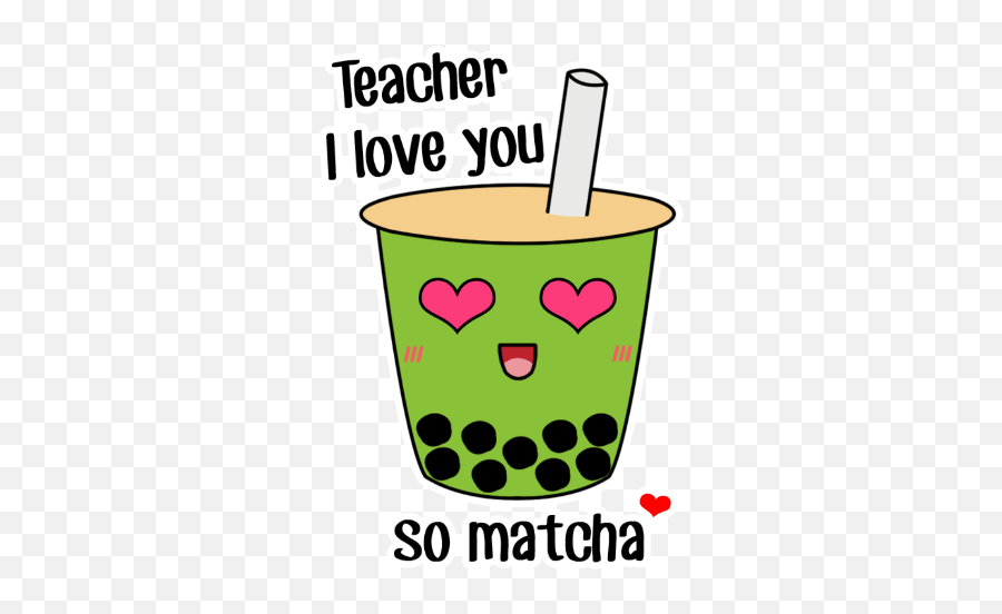 Boba Life - Dot Emoji,Matcha Emoji