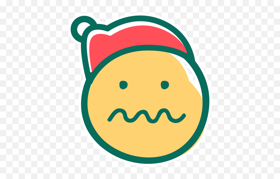 Christmas Emoji By Marcossoft - Sticker Maker For Whatsapp,Hands On Mouth Emoji Vs Hands On Face