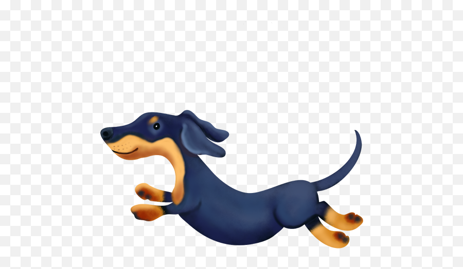 Dachshund Emoji - Animal Figure,Weenie Dog Emoji