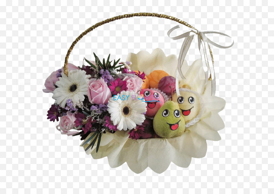 Condolence Flower Johor Bahru - Fruit Basket Fruit Basket Emoji,Flower Girl Emoticon