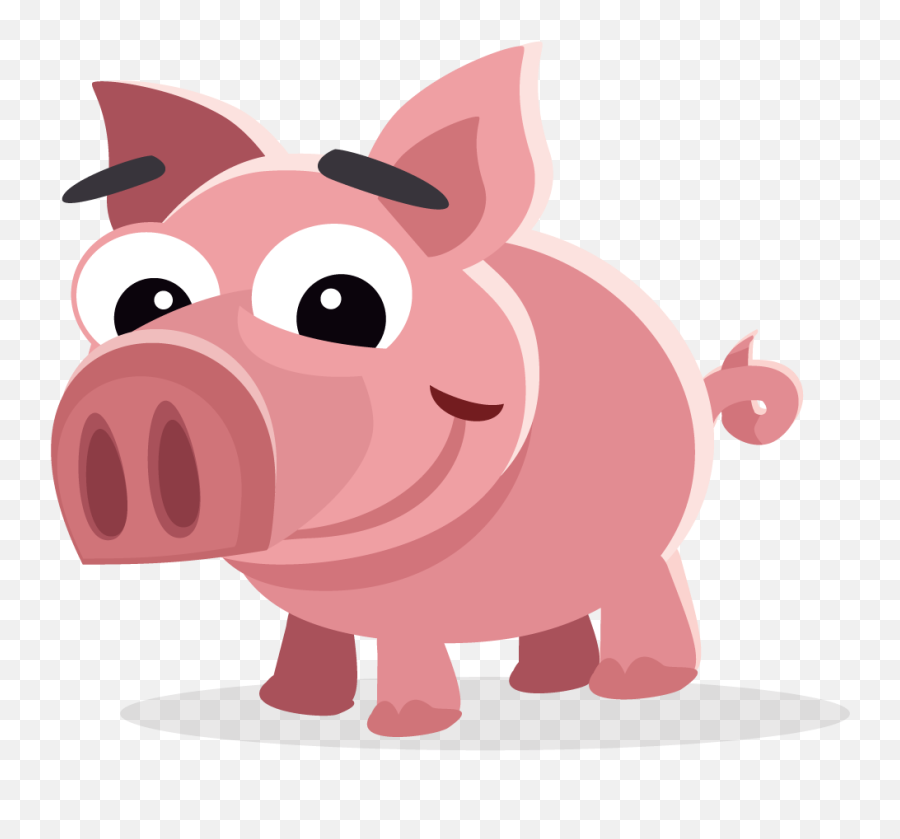 Hog Clipart Happy Pig Hog Happy Pig Transparent Free For - Transparent Background Pig Clipart Emoji,Piggy Emoticons