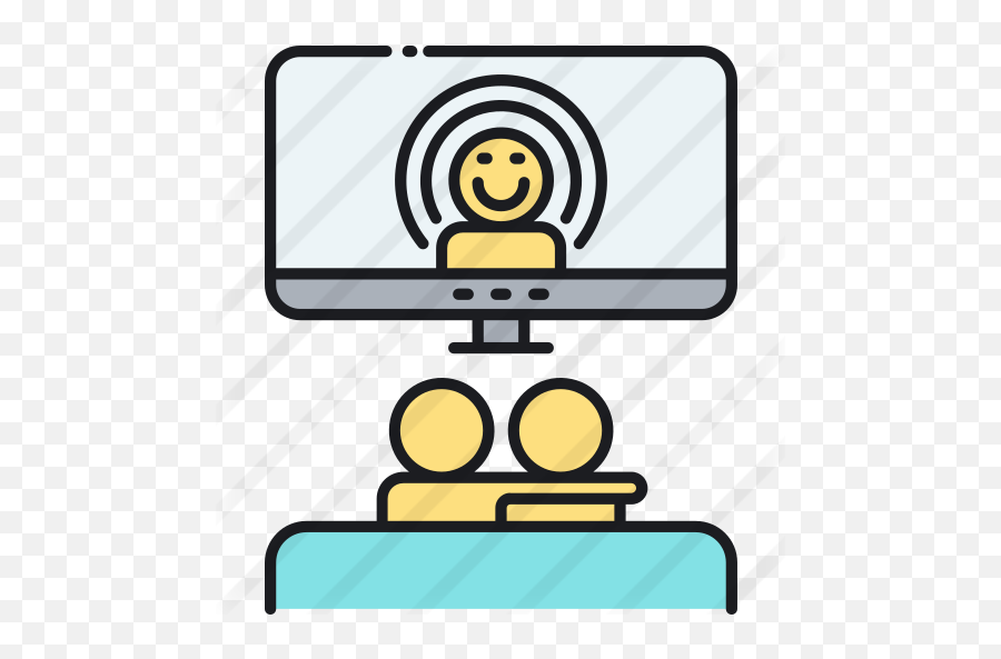 People - Networking Hardware Emoji,Watching Tv Emoticon