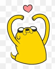 Jake The Dog Stickers - Stickers Jake Emoji,Adventure Time Emoji App
