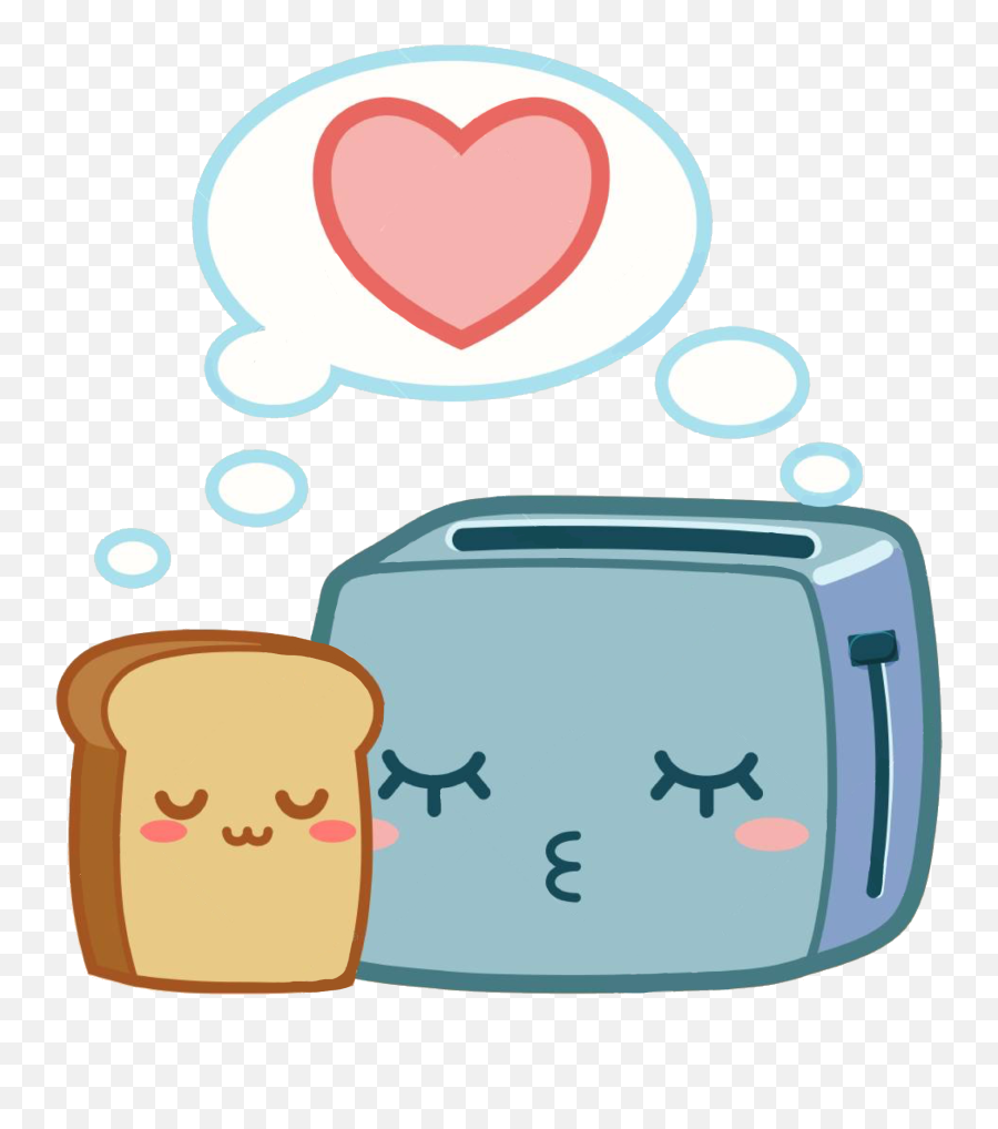 Toast Cute Toaster Clipart - Cute Toast Clipart Emoji,Toaster Emoji