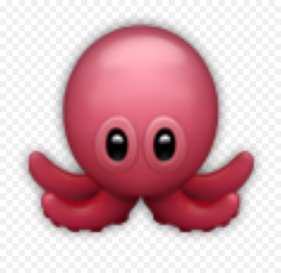 Octopus Octopuses Red Emoji Sticker - Emoji Polvo,Octopus Emoji