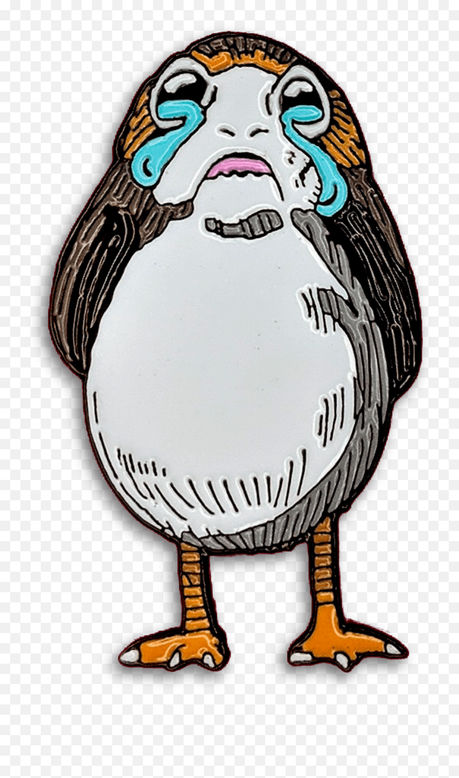 Sad Porg - Cartoon Clipart Full Size Clipart 4889618 Sad Porg Transparent Background Emoji,Chewbacca Emoticon