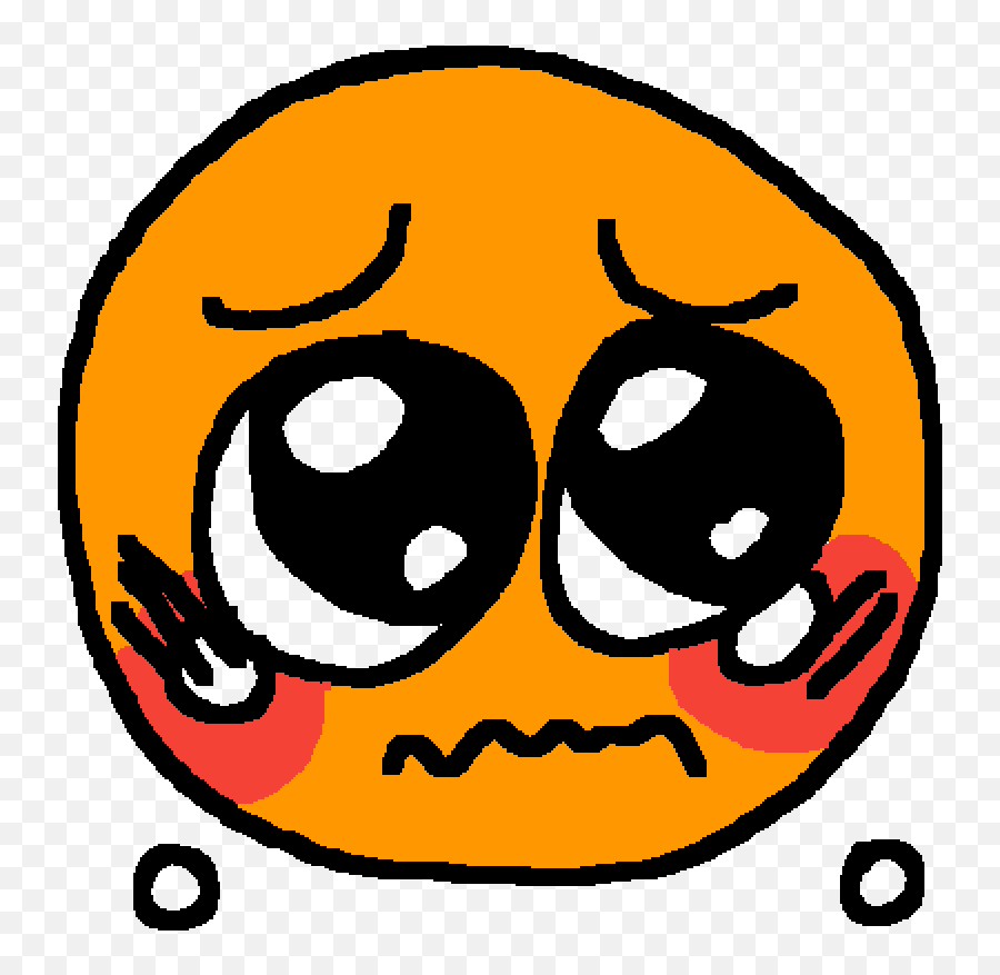 Pixilart - Cursed Emoji Cute Png,Not Listening Emoticon