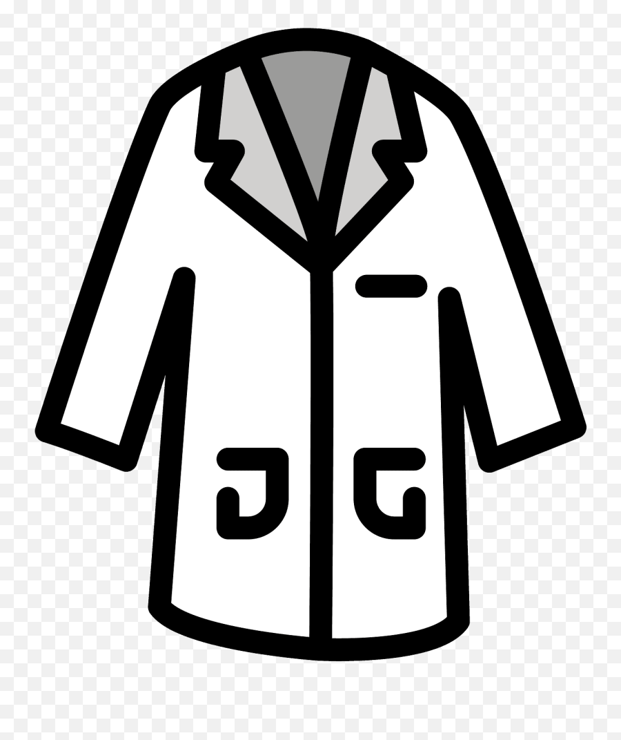 Lab Coat - Long Sleeve Emoji,Coat Emoji