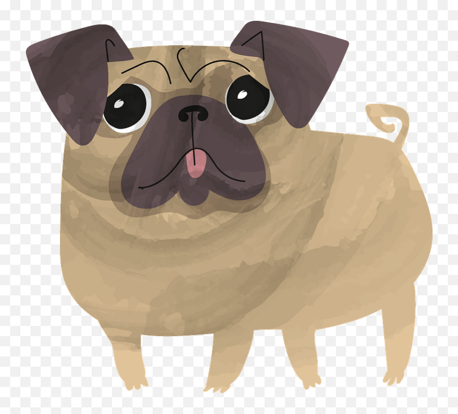 The Best 10 Pug Clipart Images - Happy Emoji,Pug Emoji Android