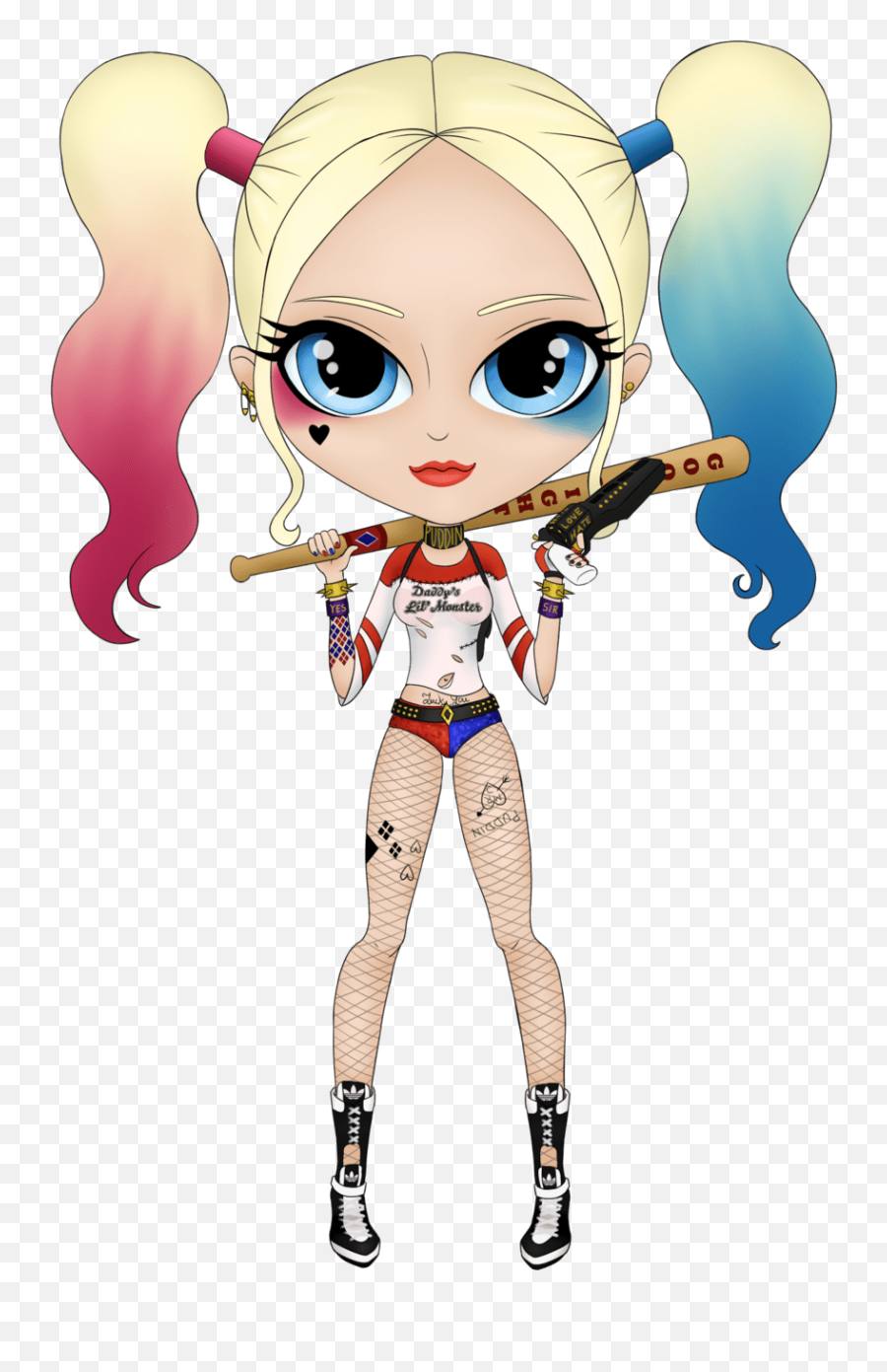 Good Smile Suicide Squad Harley Quinn - Cute Harley Quinn Easy Drawing Emoji,Suicide Squad Emoji