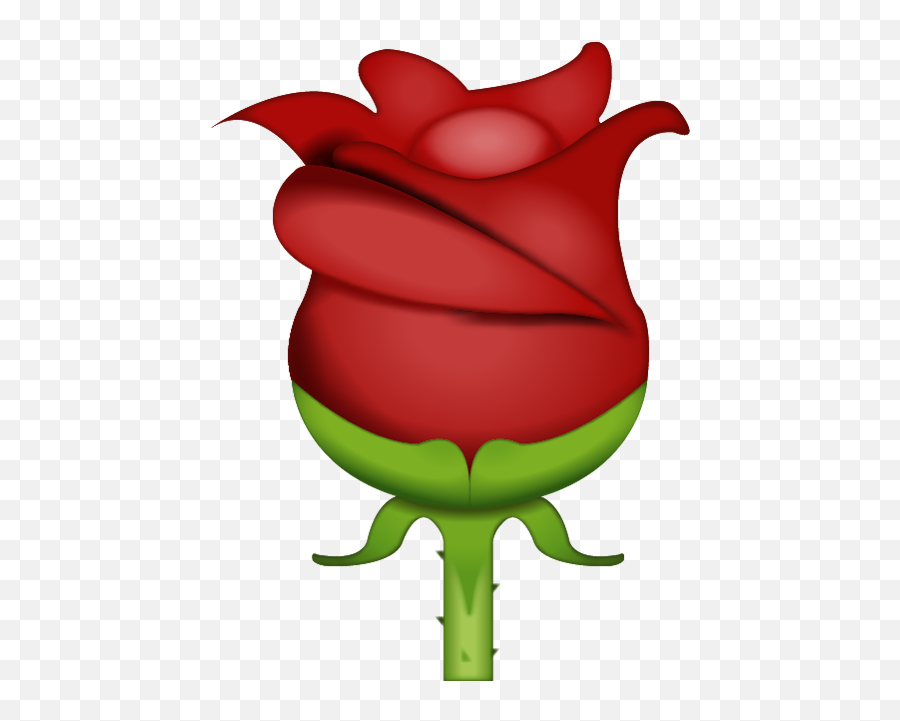 Rose Emoji - Emoji Red Png,Hibiscus Emoji