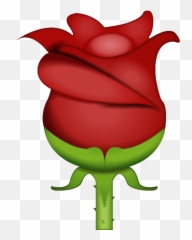 Rose Emoji - Emoji Red Png,Hibiscus Emoji