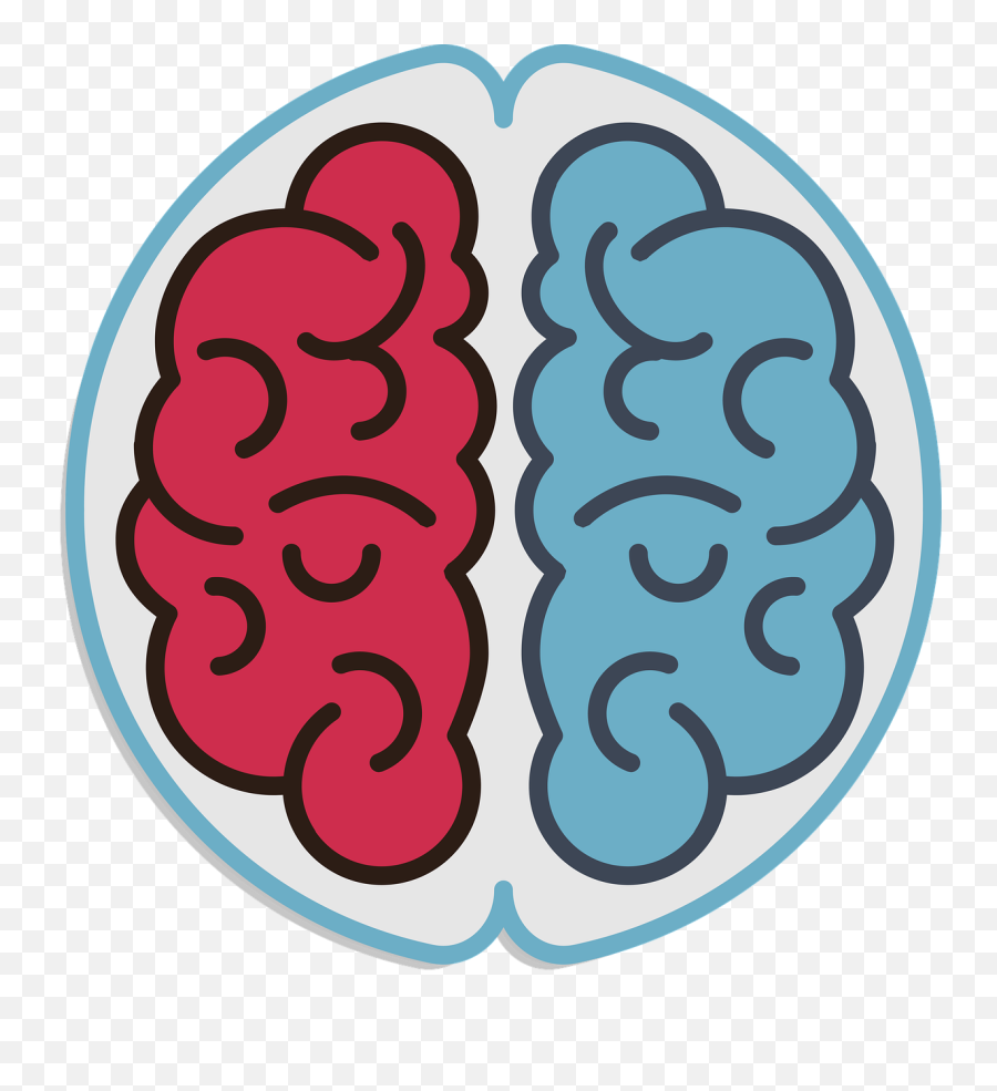 Education Right Brain Illustrative - Left And Right Brain Emoji,Biology Of Emotion