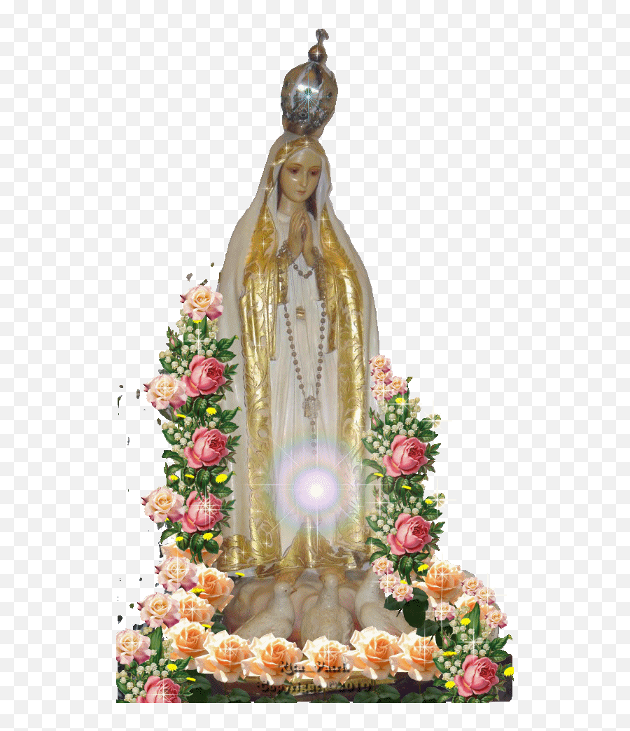 Pin Em Tattoo Drawings - Madonna Di Fatima Gif Emoji,Emoticon Sacerdote