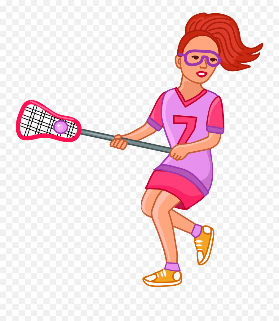 Lacrosse Player Clipart - Lacrosse Player Clip Art Emoji,Lacrosse Emoji