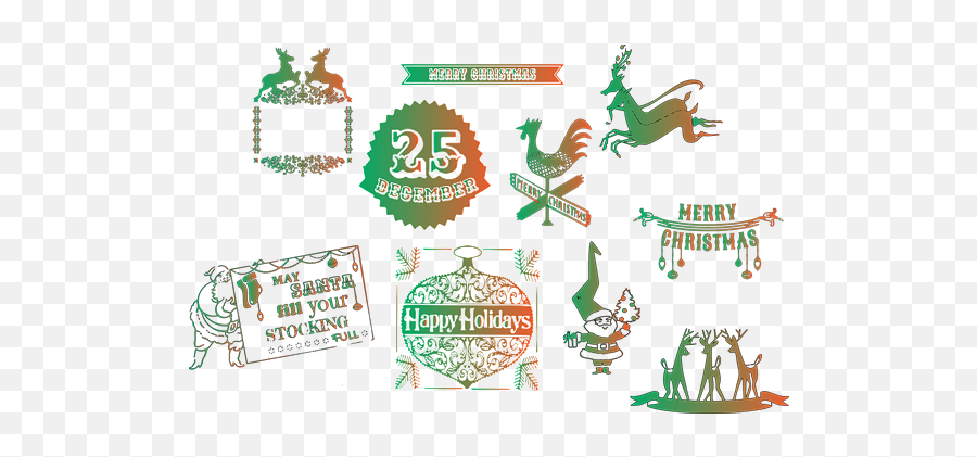 500 Free Holly U0026 Christmas Vectors - Pixabay For Holiday Emoji,Merry Christmas Emojis