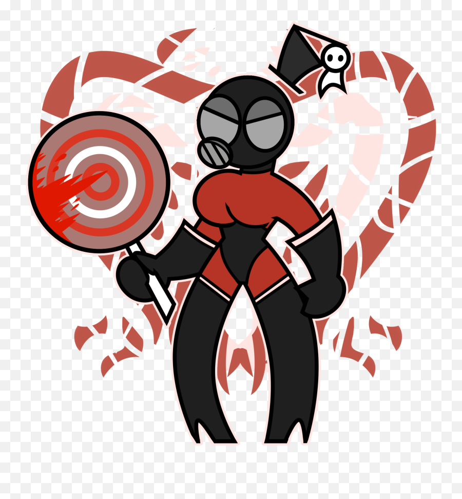 Fempyro Tf2 Fanart By Redrabbitrocky On Newgrounds - Fictional Character Emoji,Tf2 Pyro Emoticons