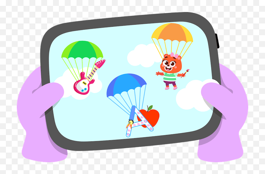 Kiddopia Award Winning Learning App For Kids Ages 2 - 7 Toy Parachute Emoji,Preschool Emotions Faces Clip Arts