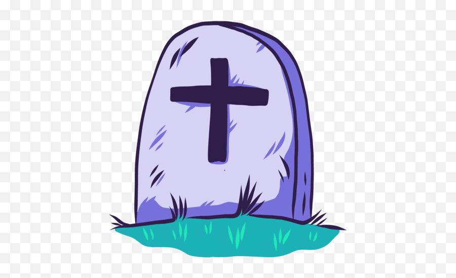 Halloween Tomb Cemetery Stone Rip Cross Free Icon Of - Cemiterio Png Emoji,Headstone Emoticon Twitter