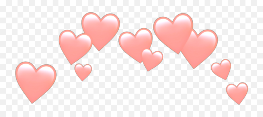 Pink Heart Tumblr Hearts Sticker - Transparent Background Heart Crown Transparent Emoji,Pink Emojis Tumblr